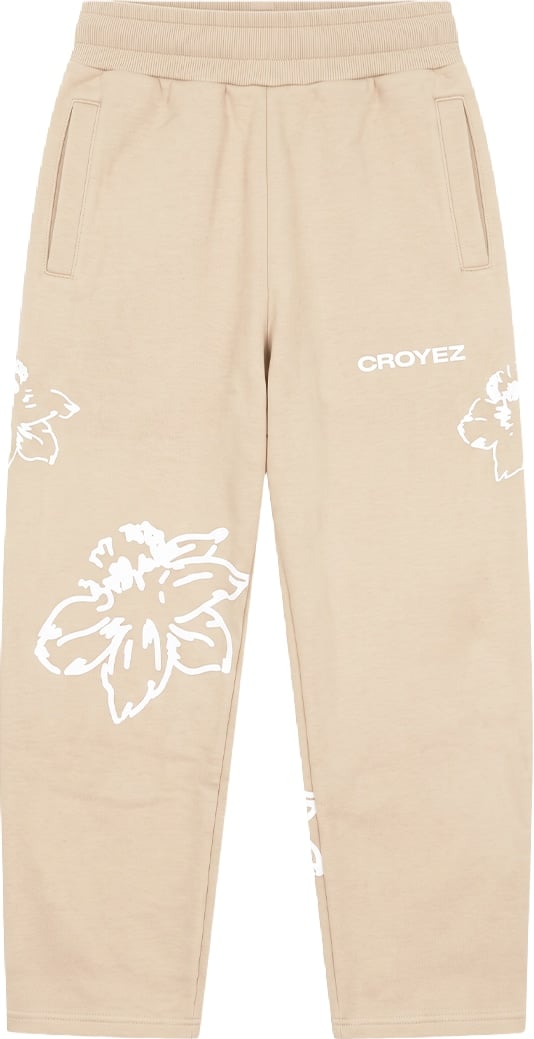 Croyez Mini Initial Flower Straight Leg Sweatpants