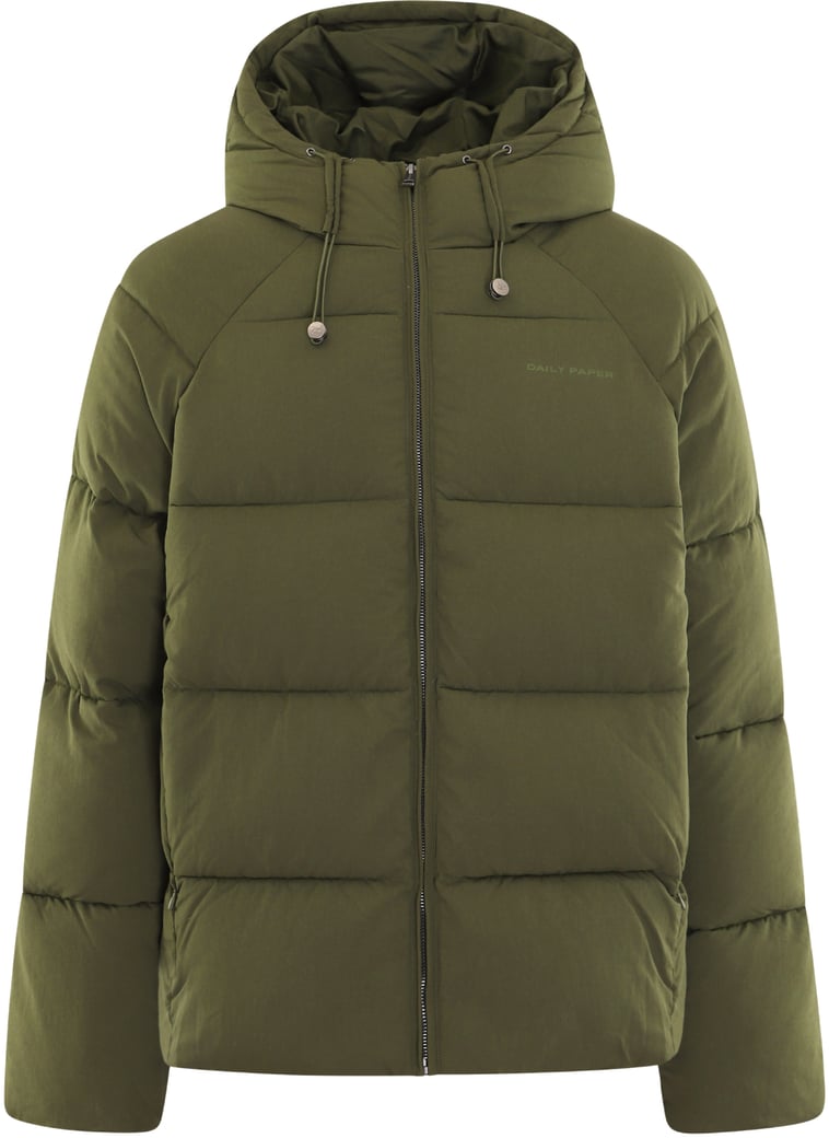 Heren Relaxed Puffer Groen
