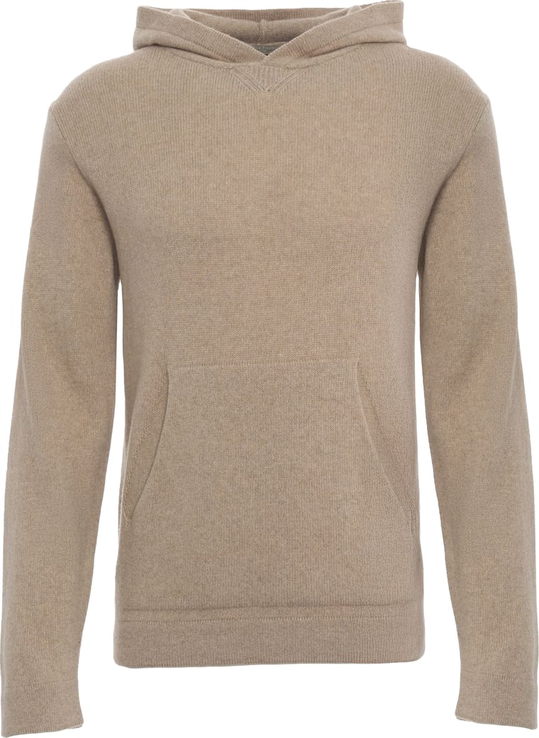 Cashmere knit hoodie