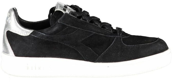 Diadora Black Leather Women Sneaker