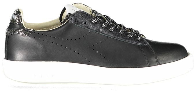 Diadora Black Leather Women Sneaker