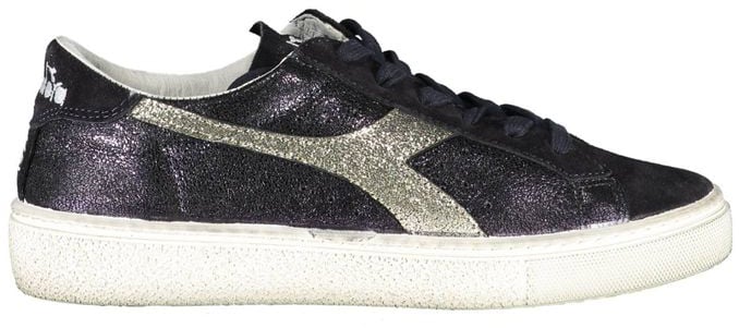 Diadora Black Leather Women Sneaker
