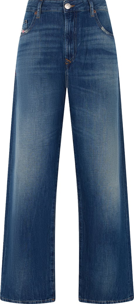 Comfortable Blue Classic Jeans Faded Modern Effect