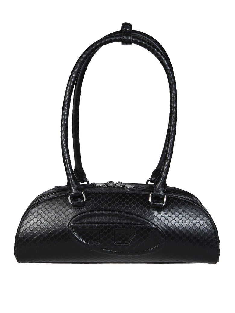 Black 1dr Dome Shoulder EW Bag
