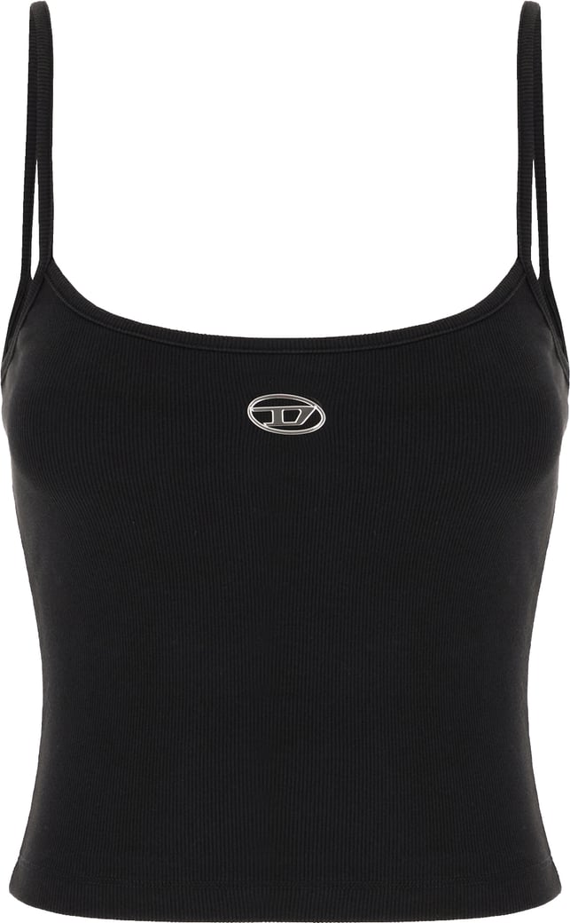Diesel Black stretch cotton top