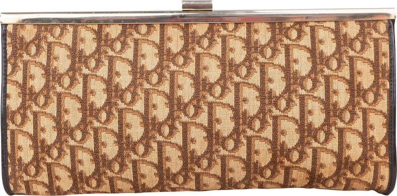 Christian Dior Trotter Monogram Vintage Clutch