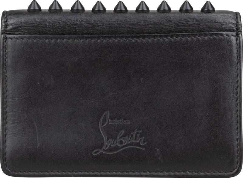 Christian Louboutin Spikes Bifold Card Holder