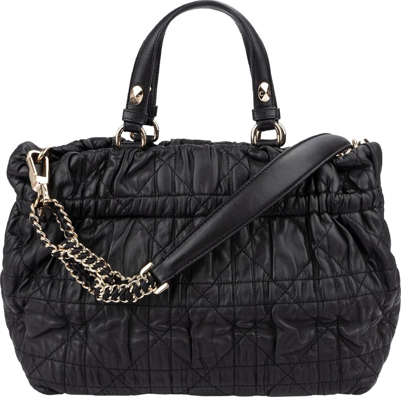 Christian Dior Délices Gaufre Cannage Lambskin Le Trente Handbag