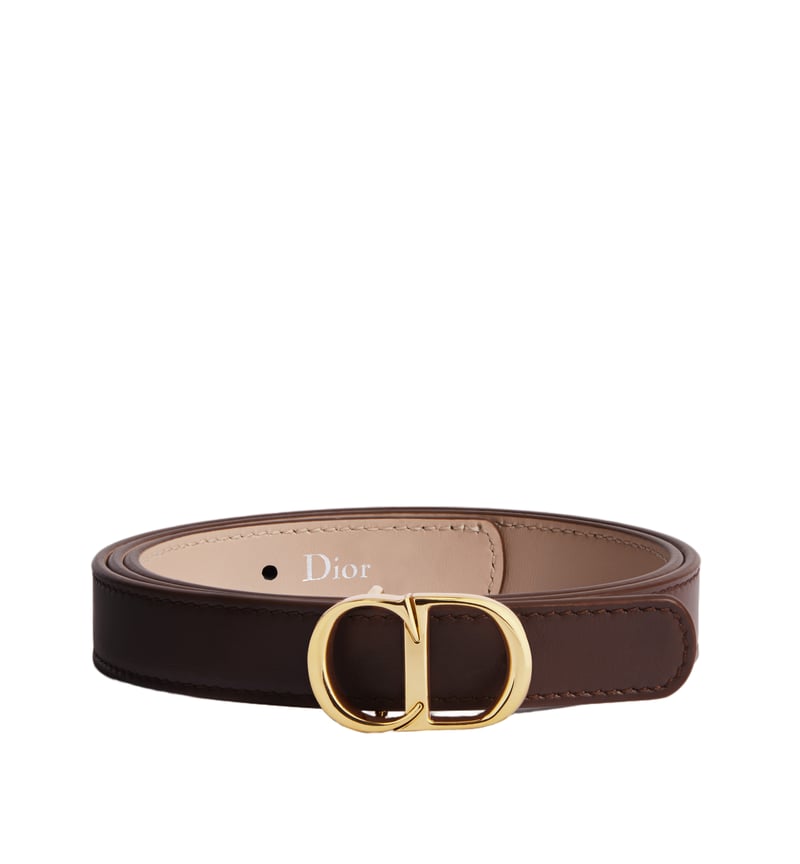 Signature Leather Polished Buckle Belt
