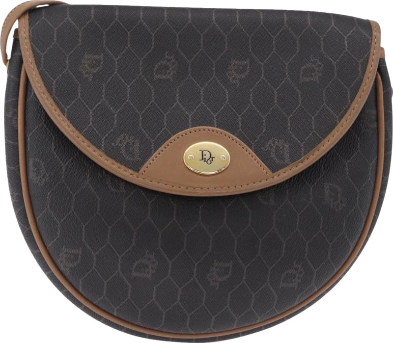 Christian Dior Vintage Honeycomb Canvas