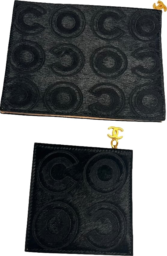 Christian Dior Pochette vintage Pony hair Pony hair leather medium