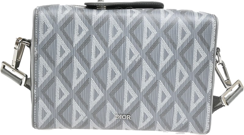 Christian Dior Lingot Messenger CD Diamond Coated Canvas
