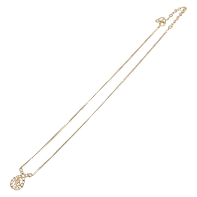 Christian Dior CD Long Metal with Beads