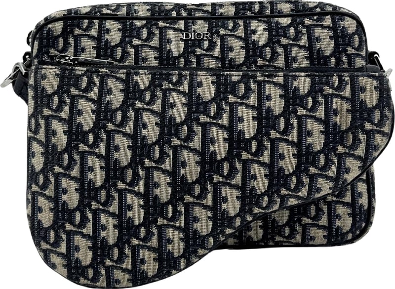 Christian Dior Saddle Tripple Oblique Canvas medium