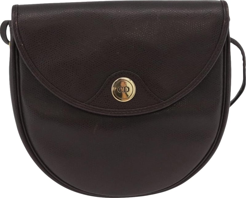 Christian Dior Vintage CD Logo Leather Medium