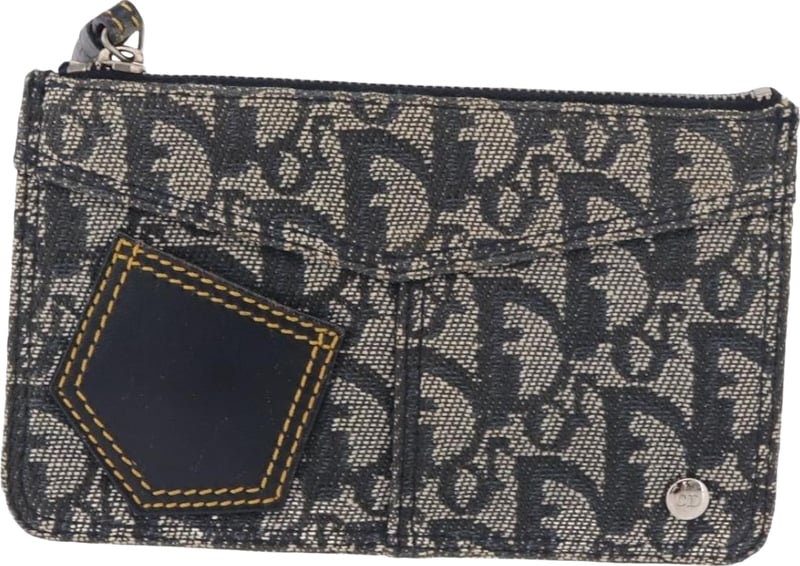 Christian Dior A5 Pouch Oblique Canvas