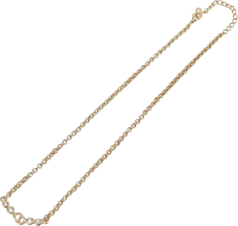 Christian Dior CD Pendant Metal