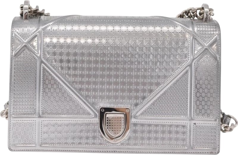 Christian Dior Diorama Flap Patent Medium