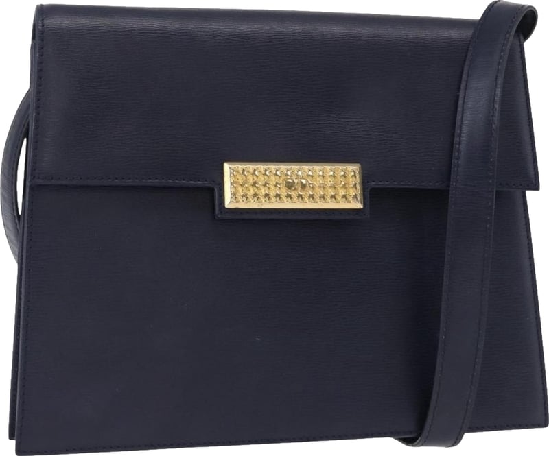 Christian Dior Vintage CD Flap Leather Medium