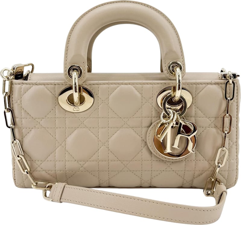 Christian Dior Lady D-Joy Cannage Quilt Lambskin Small