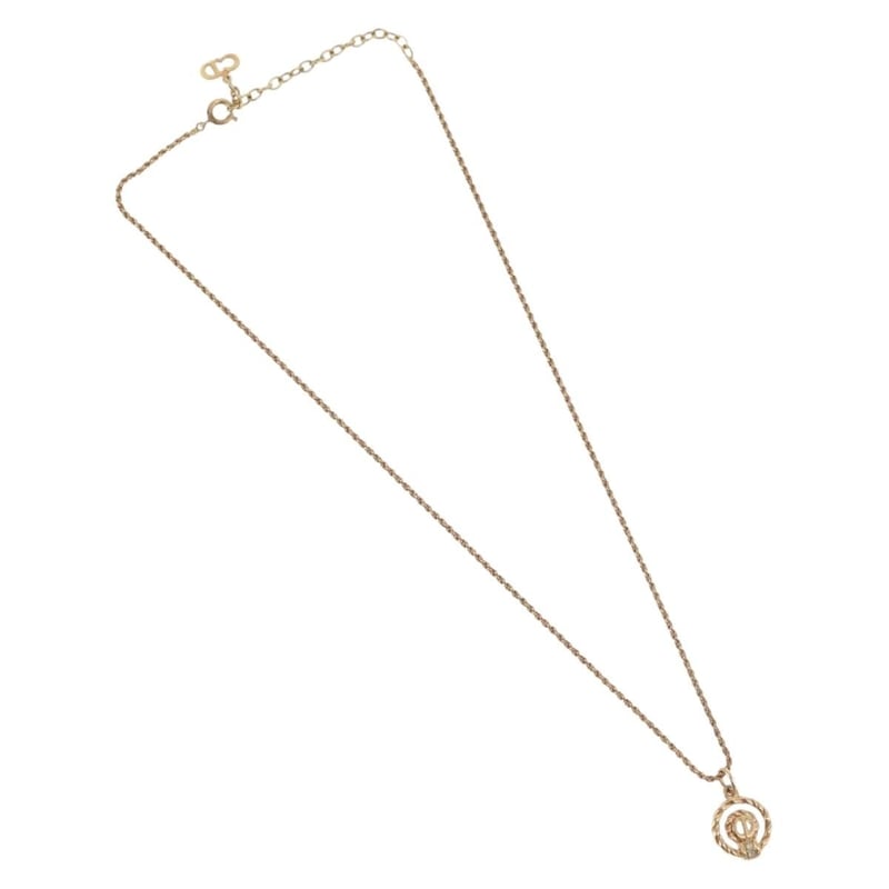 Christian Dior CD Pendant Gold-plated