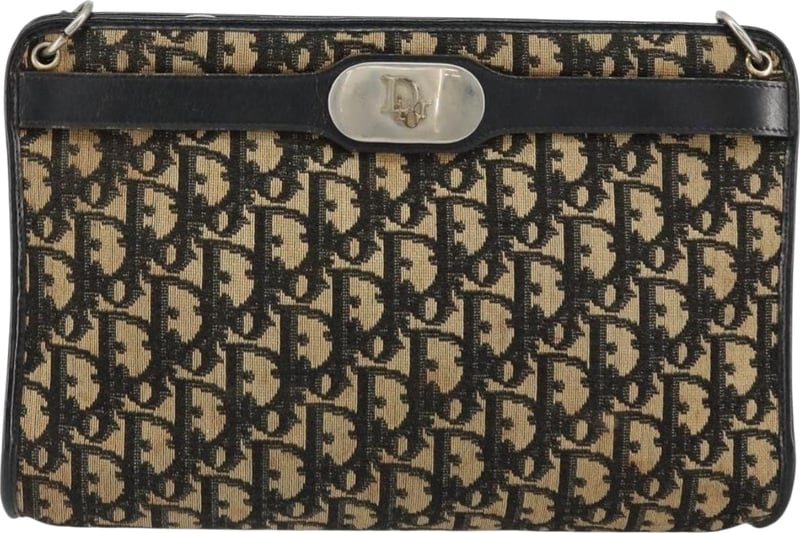 Christian Dior Vintage Trotter Diorissimo Canvas Mini