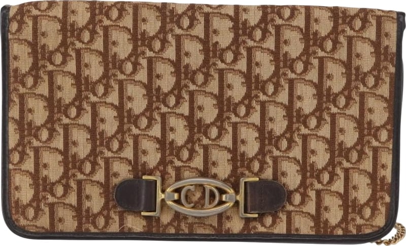 Christian Dior Vintage Trotter Diorissimo Canvas Mini