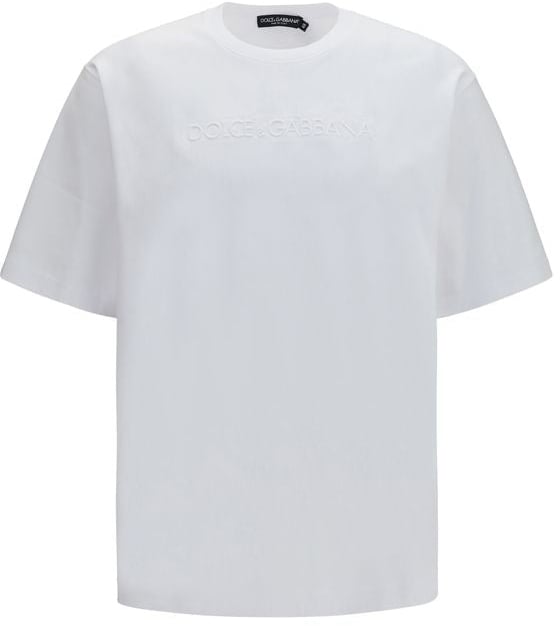 Dolce & Gabbana White Cotton T-Shirt