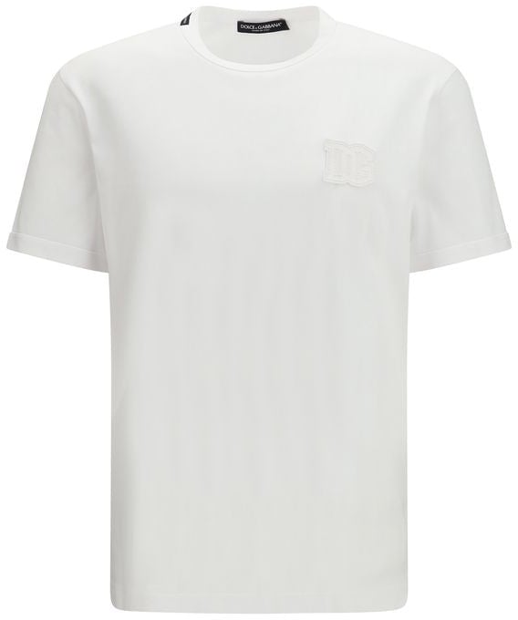 Dolce & Gabbana White Cotton T-Shirt