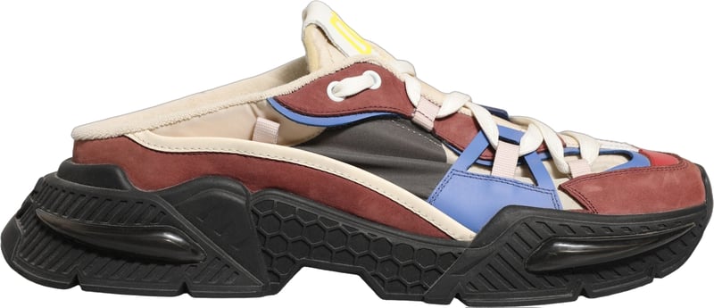 Dolce & Gabbana Multicolor Panelled Airmaster Sneakers Shoes