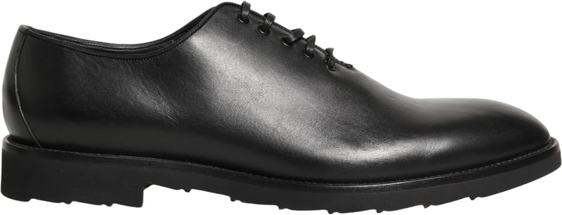 Dolce & Gabbana Black Leather Men Oxford Dress Formal Shoes