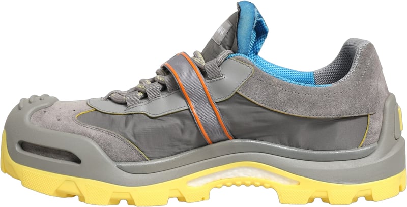 Dolce & Gabbana Gray Airmaster Panelled Low Top Men Sneakers Shoes