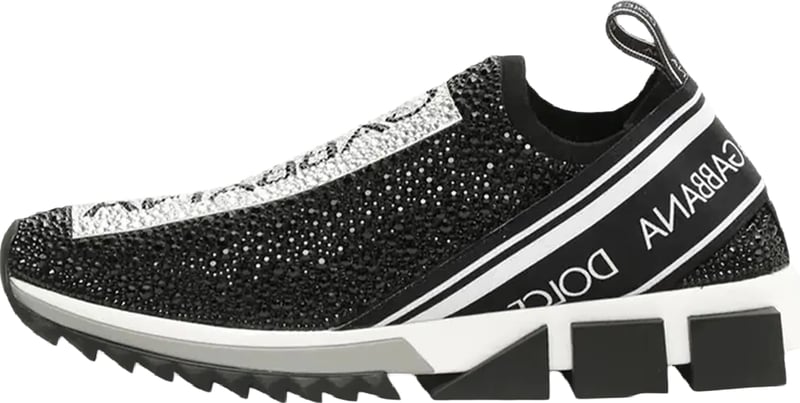 Dolce & Gabbana Sorrento Melt 'Black Crystals' - Size 35 (ARCHIVE)