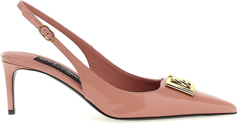 Dolce & Gabbana Multicolor Calfskin Mid Heel Pumps