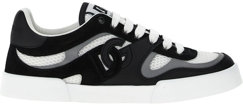 Dolce & Gabbana Bicolor Calfskin Sneakers