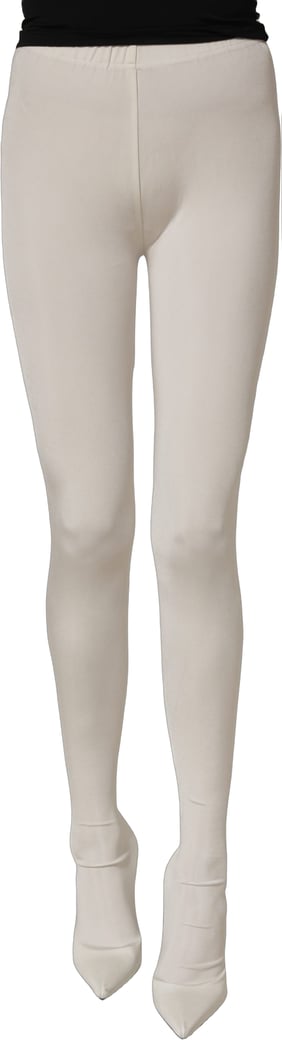Dolce & Gabbana White High Heels Pumps Jersey Tights Shoes