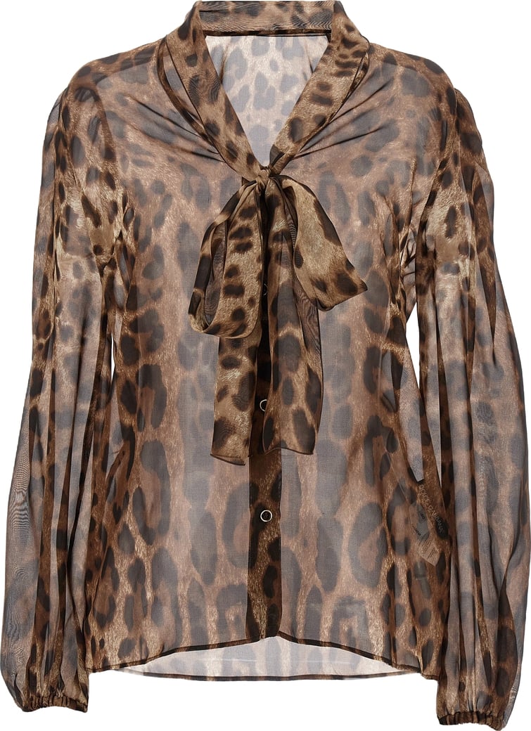 Dolce & Gabbana Multicolor Silk Blouse