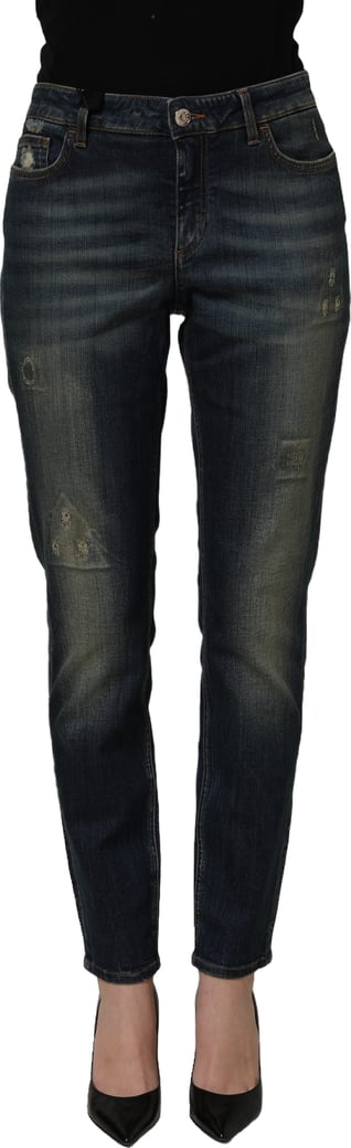 Dolce & Gabbana Blue Cotton Stretch Skinny Denim Jeans