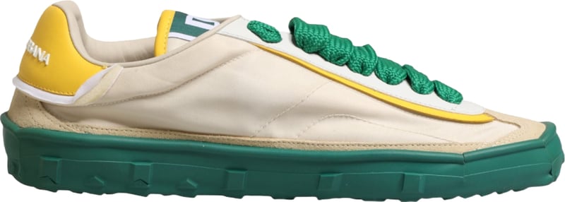 Dolce & Gabbana Multicolor Old Runner Lace Up Sneakers Shoes