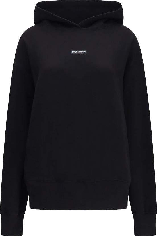 Dolce & Gabbana Black Cotton Sweatshirt