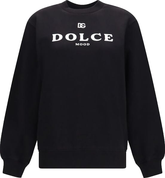 Dolce & Gabbana Black Cotton Sweatshirt