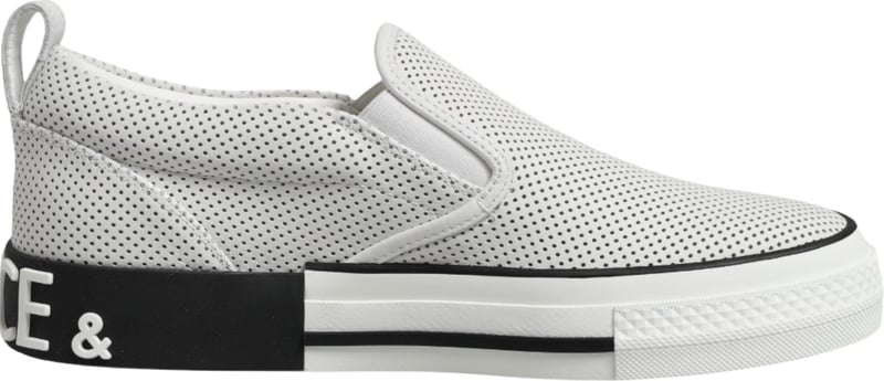 Dolce & Gabbana White Perforated Custom 2.Zero Sneakers Shoes