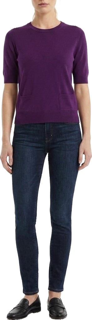 Dolce & Gabbana Purple Cashmere Sweater