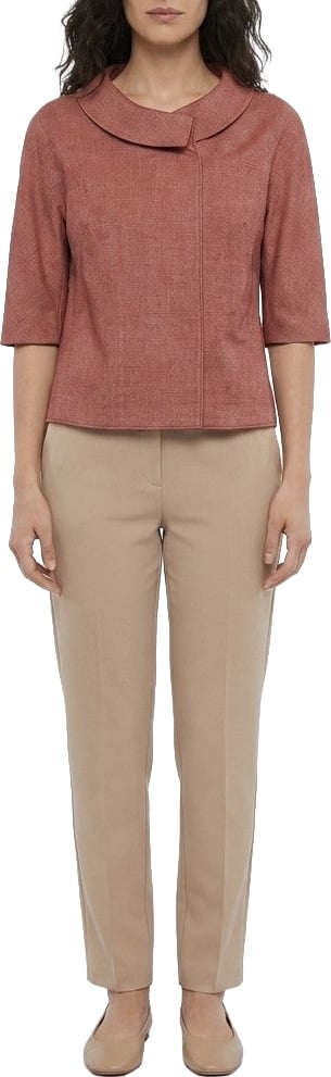 Dolce & Gabbana Pink Silk Full-Length Jacket