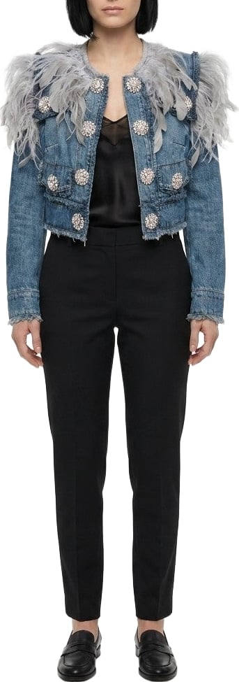 Dolce & Gabbana Bicolor Cotton Denim Jacket