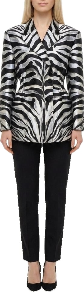 Dolce & Gabbana Bicolor Polyester Jacket