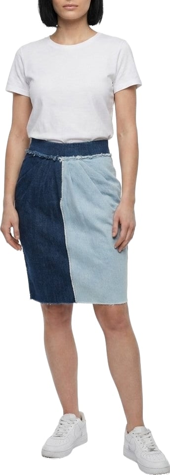 Dolce & Gabbana Bicolor Denim Skirt