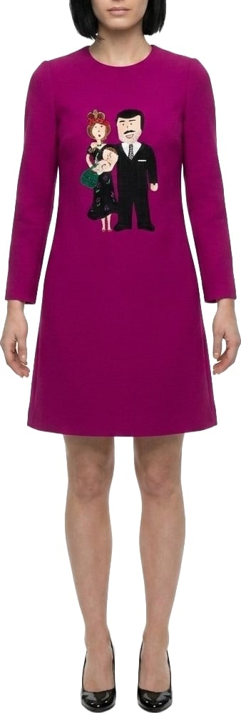Dolce & Gabbana Pink Polyester Casual Dress