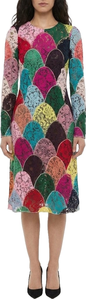 Dolce & Gabbana Multicolor Cotton Casual Dress