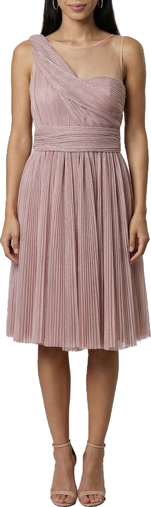 Dolce & Gabbana Pink Cotton Cocktail Dress
